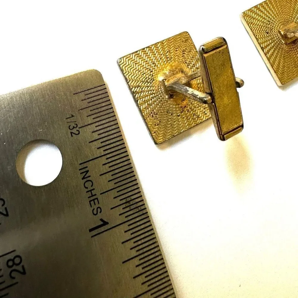Gold tone vintage  cufflinks